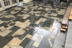 stone patio
