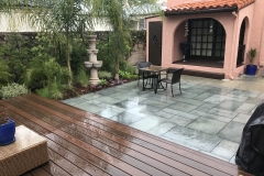 stone patio