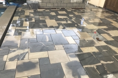 stone patio