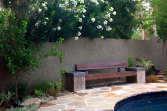 wood bench